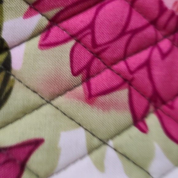 Vera Bradley Hello Dahlias Retired Purse Shoulder Bag Floral Kiss Lock GUC READ - Picture 3 of 16